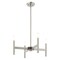 Livex Lighting Copenhagen 4 Light Brushed Nickel Mini Chandelier 51174-91 - alternate 5