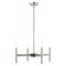 Livex Lighting Copenhagen 4 Light Brushed Nickel Mini Chandelier 51174-91 - alternate 2