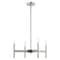 Livex Lighting Copenhagen 4 Light Brushed Nickel Mini Chandelier 51174-91 - alternate 3