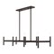 Livex Lighting Copenhagen 8 Light Bronze Linear Chandel 51178-07 - alternate 8