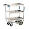 Lakeside NSF Stainless Steel 3 Shelf Utility Cart; 700 Lb Capacity, 15-1/2"x24" 511 - alternate 1