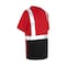 Gss Safety Short Sleeve Shirt with Reflective Tape (Non ANSI), 100% Polyester Birdseye, Red, X 5124-XL - alternate 3