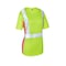 Gss Safety Women's Hi-Vis Short Sleeve T-Shirt, 100% Polyester Birdseye, Lime, S 5125-SM - alternate 4