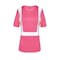 Gss Safety Women's Hi-Vis Short Sleeve T-Shirt, 100% Polyester Birdseye, Pink, 2XL 5126-2XL - alternate 2