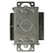 Raco Electrical Box, 12.5 cu in, Switch Box Type, 1 Gang, Steel, Rectangular Shape 512 - alternate 3