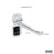 Triton Products 3 In. Single Rod 30 Degree Bend Steel Pegboard Hook for LocBoard, PK5 51323 - alternate 3