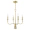 Livex Lighting Lisbon 4 Light Satin Brass Mini Chandeli 51324-12 - alternate 2