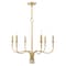 Livex Lighting Lisbon 6 Light Satin Brass Chandelier 51326-12 - alternate 7