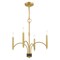 Livex Lighting Wisteria 4 Light Satin Brass Mini Chandelier 51334-12 - alternate 6