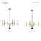Livex Lighting Wisteria 4 Light Satin Brass Mini Chandelier 51334-12 - alternate 2