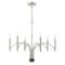 Livex Lighting Wisteria 6 Light Brushed Nickel Chandeli 51336-91 - alternate 6