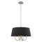 Livex Lighting Belclaire 4 Light Brushed Nickel Pendant 51354-91 - alternate 1