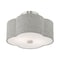 Livex Lighting Kalmar 2 Light Brushed Nickel Ceiling Mount 51362-91 - alternate 3