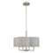 Livex Lighting Kalmar 4 Light Brushed Nickel Pendant Chandelier 51364-91 - alternate 1