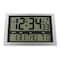 Zoro Select Atomic Dgtl Wall Clock, Jumbo LCD Display 513-1211 - alternate 1