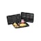 Carlisle Foodservice Left-Hand, 6-Compartment Tray, Black, PK24 61403 - alternate 3