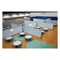 Screenflex Portable Room Divider, 13 Panel, 8 ft. H x CFSL8013-DG - alternate 2