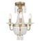 Livex Lighting Valentina 3 Light Hand Applied Winter Gold Convertible 51843-28 - alternate 2
