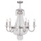 Livex Lighting Valentina 6 Light Brushed Nickel Chandel 51846-91 - alternate 2