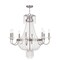 Livex Lighting Valentina 8 Light Brushed Nickel Chandel 51848-91 - alternate 1