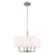 Livex Lighting Chelsea 4 Light Brushed Nickel Pendant Chandelier 51924-91 - alternate 4