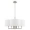 Livex Lighting Chelsea 6 Light Brushed Nickel Pendant C 51925-91 - alternate 4