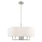 Livex Lighting Chelsea 6 Light Brushed Nickel Pendant C 51925-91 - alternate 7