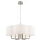 Livex Lighting Chelsea 6 Light Brushed Nickel Pendant C 51925-91 - alternate 6