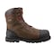 Avenger Safety Footwear Men's Carbon Nano-Fiber Toe 8 in Work Boot, Brown, 8.5, Medium, A7577 A7577-8.5M - alternate 2