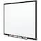Quartet Dry Erase Board, Melamine, 36 in, 48 in, Aluminum Frame, White, Gloss S534B - alternate 5