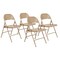 National Public Seating Folding Chair, Steel, Beige, PK4 51 - alternate 7
