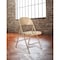 National Public Seating Folding Chair, Steel, Beige, PK4 51 - alternate 9
