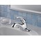 Delta Single Handle Centerset Lavatory Faucet, Chrome 3-hole 4" installation Hole 520LF-HGMHDF - alternate 2
