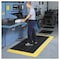 Notrax Interlocking Drainage Mat, 3 ft L x 30 in W, 7/8 in Thickness, PVC, Portholes, Black 520S3036BY - alternate 3