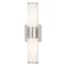 Livex Lighting Weston 2 Light Brushed Nickel ADA Wall Sconce/ Bath Vanity 52122-91 - alternate 1