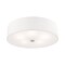 Livex Lighting Meridian 5 Light Brushed Nickel Ceiling Mount 52142-91 - alternate 4