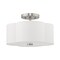 Livex Lighting Chelsea 2 Light Brushed Nickel Ceiling Mount 52152-91 - alternate 4