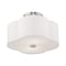 Livex Lighting Chelsea 2 Light Brushed Nickel Ceiling Mount 52152-91 - alternate 2