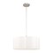 Livex Lighting Chelsea 1 Light Brushed Nickel Pendant 52155-91 - alternate 1