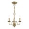 Livex Lighting Windsor 3 Light Antique Brass Mini Chandelier 52163-01 - alternate 1