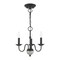 Livex Lighting Windsor 3 Light Black Mini Chandelier 52163-04 - alternate 7