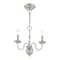 Livex Lighting Windsor 3 Light Brushed Nickel Mini Chan 52163-91 - alternate 3