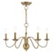 Livex Lighting Windsor 5 Light Antique Brass Chandelier 52165-01 - alternate 1