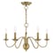 Livex Lighting Windsor 5 Light Antique Brass Chandelier 52165-01 - alternate 3