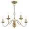 Livex Lighting Windsor 5 Light Antique Brass Chandelier 52165-01 - alternate 4