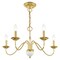 Livex Lighting Windsor 5 Light Polished Brass Chandelier 52165-02 - alternate 2