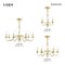 Livex Lighting Windsor 5 Light Polished Brass Chandelier 52165-02 - alternate 8