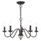 Livex Lighting Windsor 5 Light Black Chandelier 52165-04 - alternate 1