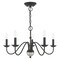 Livex Lighting Windsor 5 Light Black Chandelier 52165-04 - alternate 9