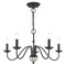 Livex Lighting Windsor 5 Light Black Chandelier 52165-04 - alternate 8